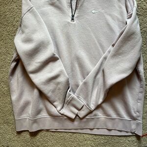 Nike Women’s Light Pink Zip-Up Sweater